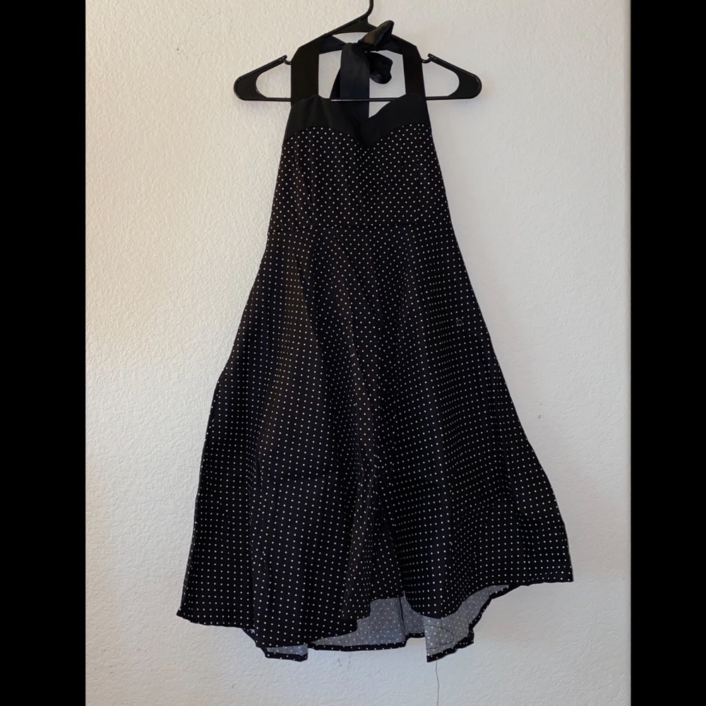 Polka Dot Halter Dress